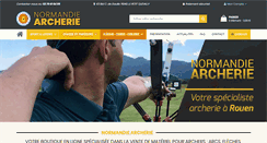 Desktop Screenshot of normandie-archerie.com